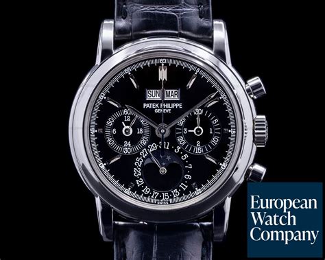 patek philippe chronograph black